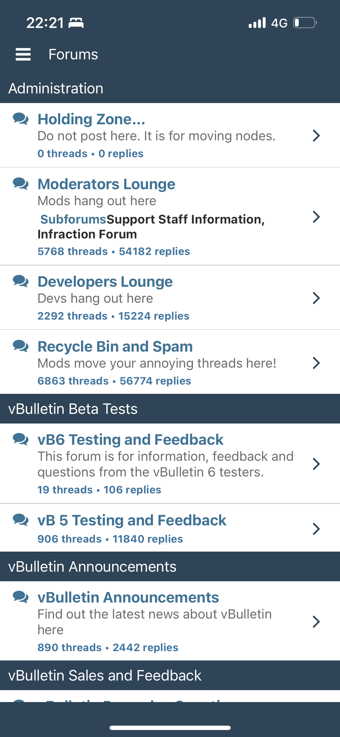 vBulletin Community — screenshot 2